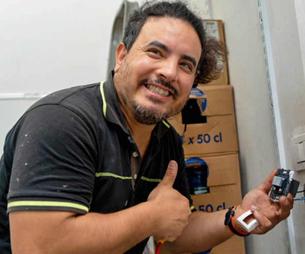 Oualid Mansour, fondateur de MN Système & Solutions à Montpellier